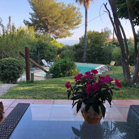 Avec Piscine Au Lavandou Dans Jardin Mediterraneen فيلة لو لا فاندو