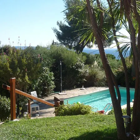 Avec Piscine Au Lavandou Dans Jardin Méditerranéen *